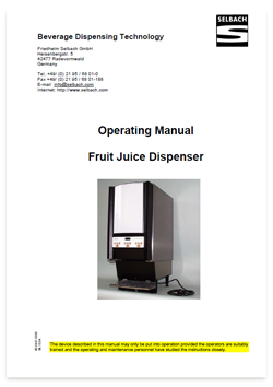 fruit juice dispenser